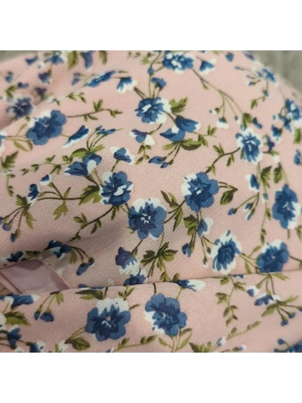 Emory Park Pink Floral Bell Sleeve Top